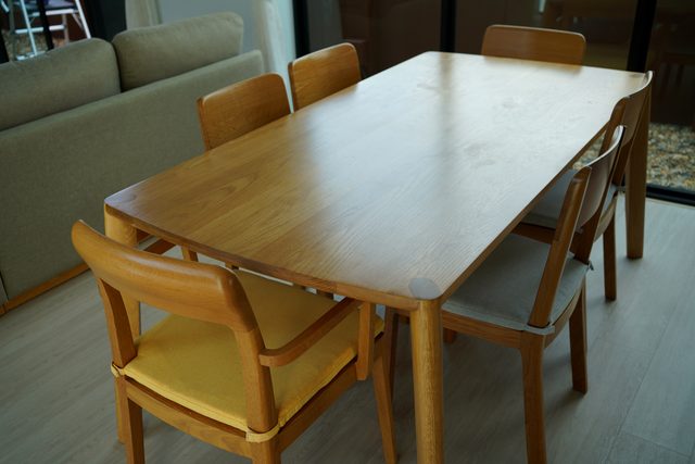 Bespoke Solid Teak Dining Table & Ergonomic Chairs