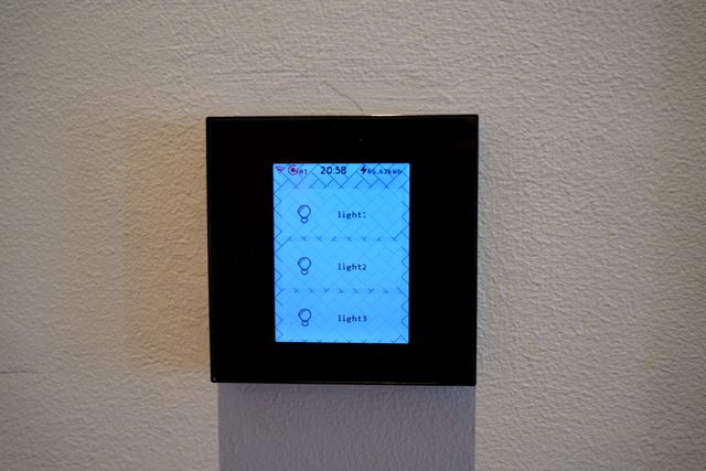 Digital Smart Home Touchscreen Control Panel for Modern Living